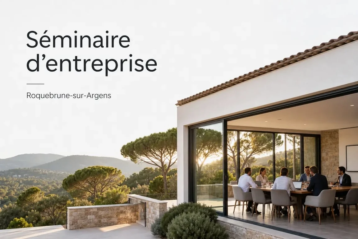 Séminaire roquebrune sur argens dans un domaine provençal avec salle de réunion et terrasse