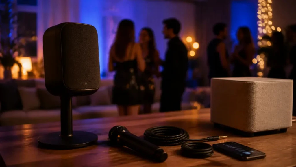 Location sono anniversaire : enceinte et micro pour fête