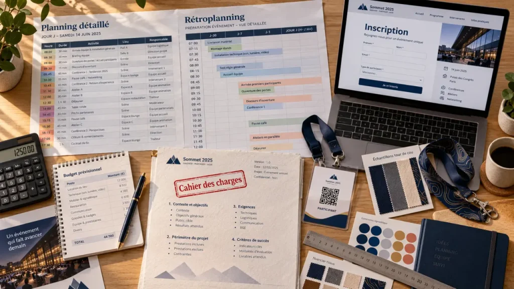 Organiser un congrès : rétroplanning et inscriptions en 6 mois